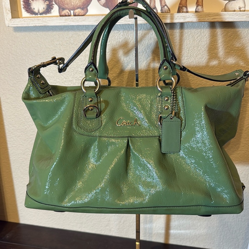 Coach Green Purse